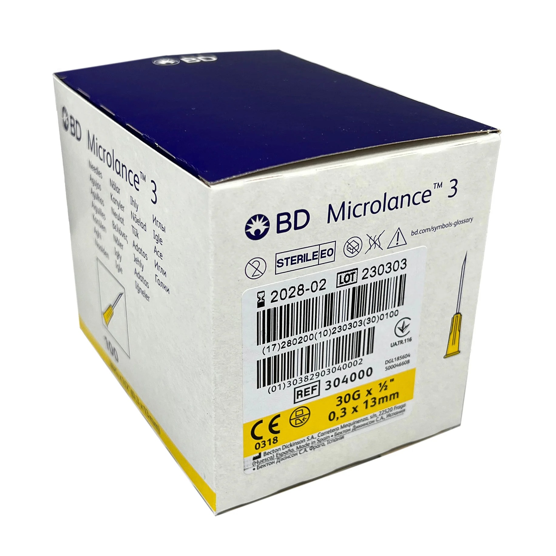 bd microlance 30g x 13mm (box of 100) bd microlance 30g x 13mm (box of 100)